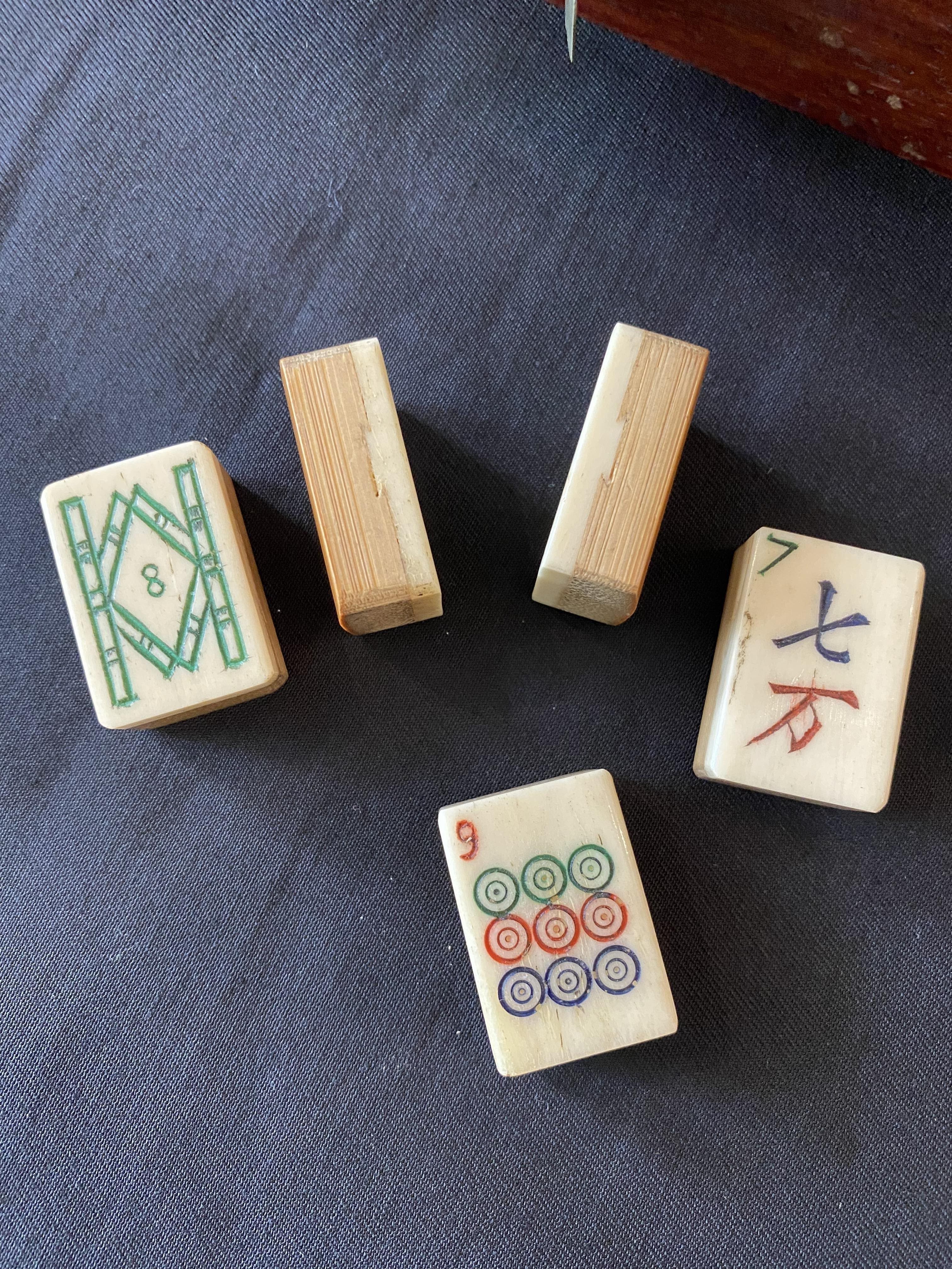 Vintage and Antique Mahjong Sets