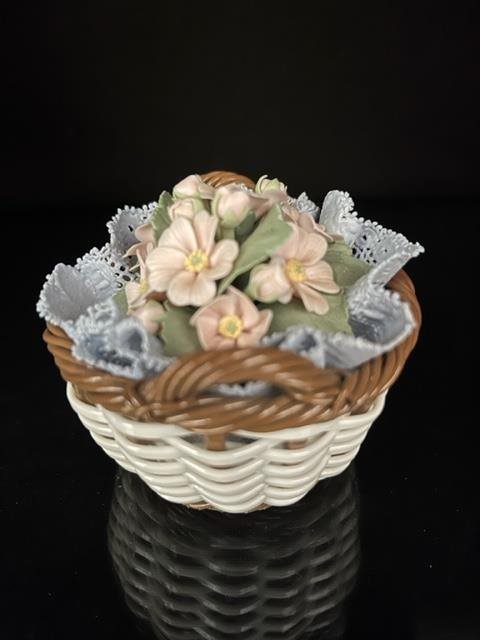 Lladro Basket of Flowers