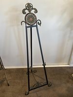 French style metal easel