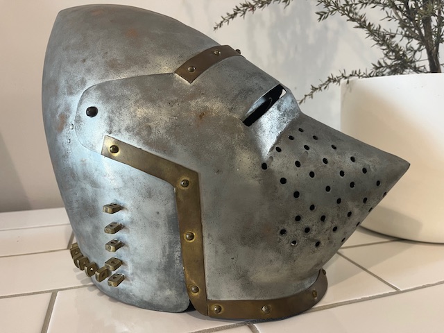 Reproduction Steel Medieval Knights Helmet