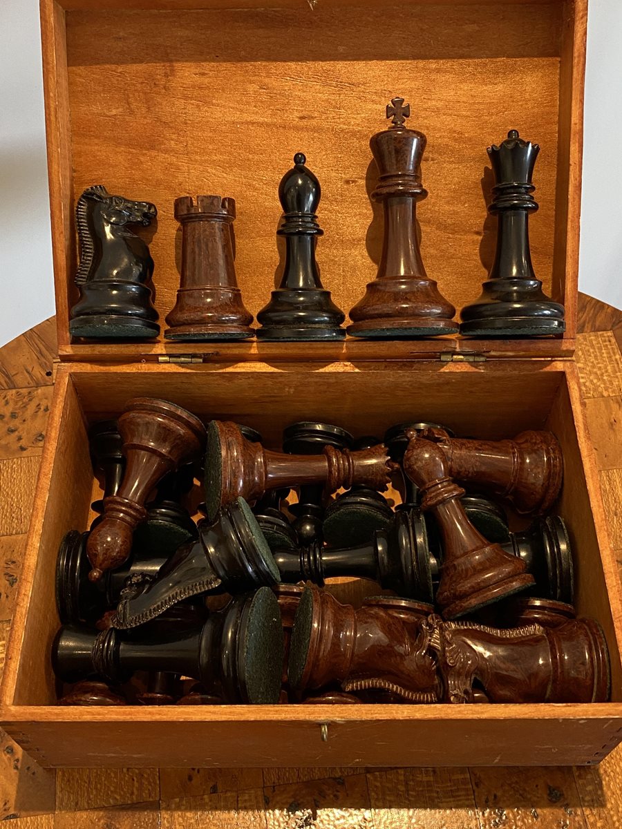 Vintage Bakelite Chess Set