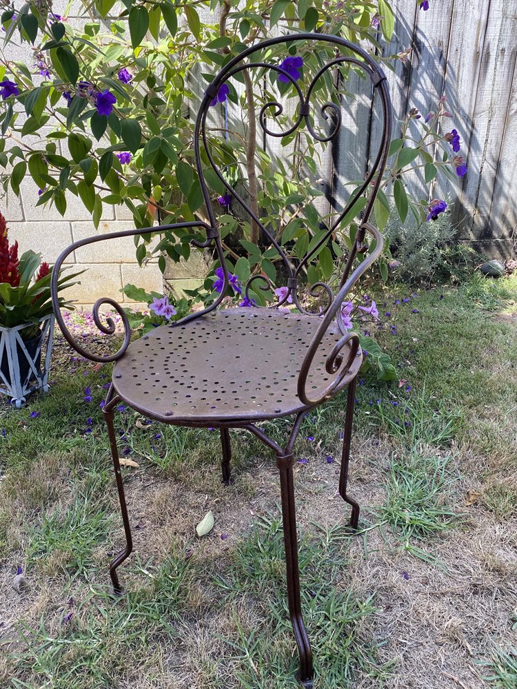 French Wrought Iron Garden chair