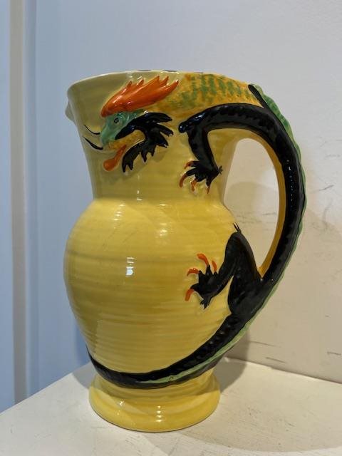 Burleigh Ware Dragon Handle Jug