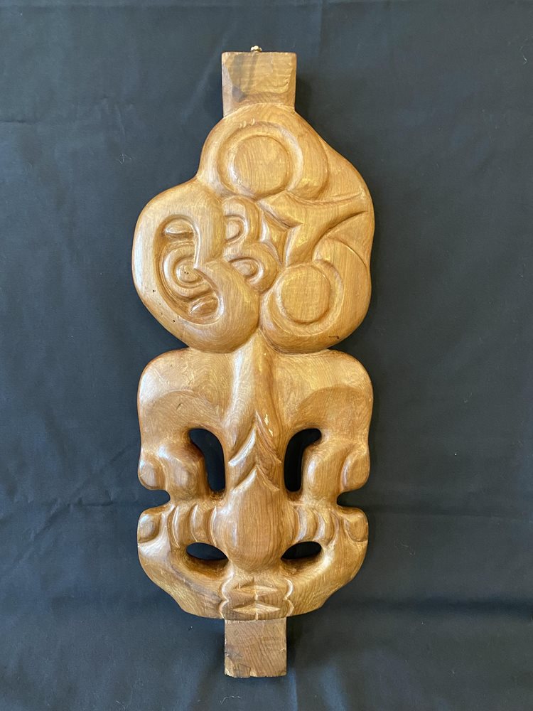 Bryan Mccurrach carved wooden tiki