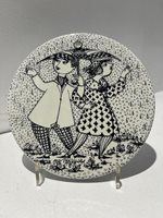 Vintage Set of 12 Bjorn Winblad monthly wall hangings