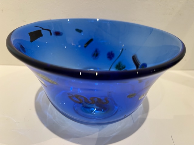 Peter Viesnik Blus Glass Bowl