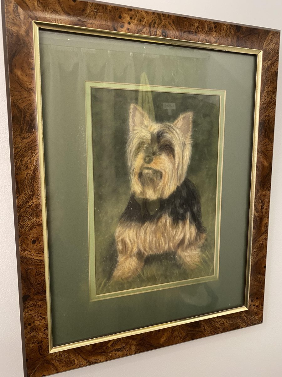 Pair of Pastels of Terriers by Dianne Bannister