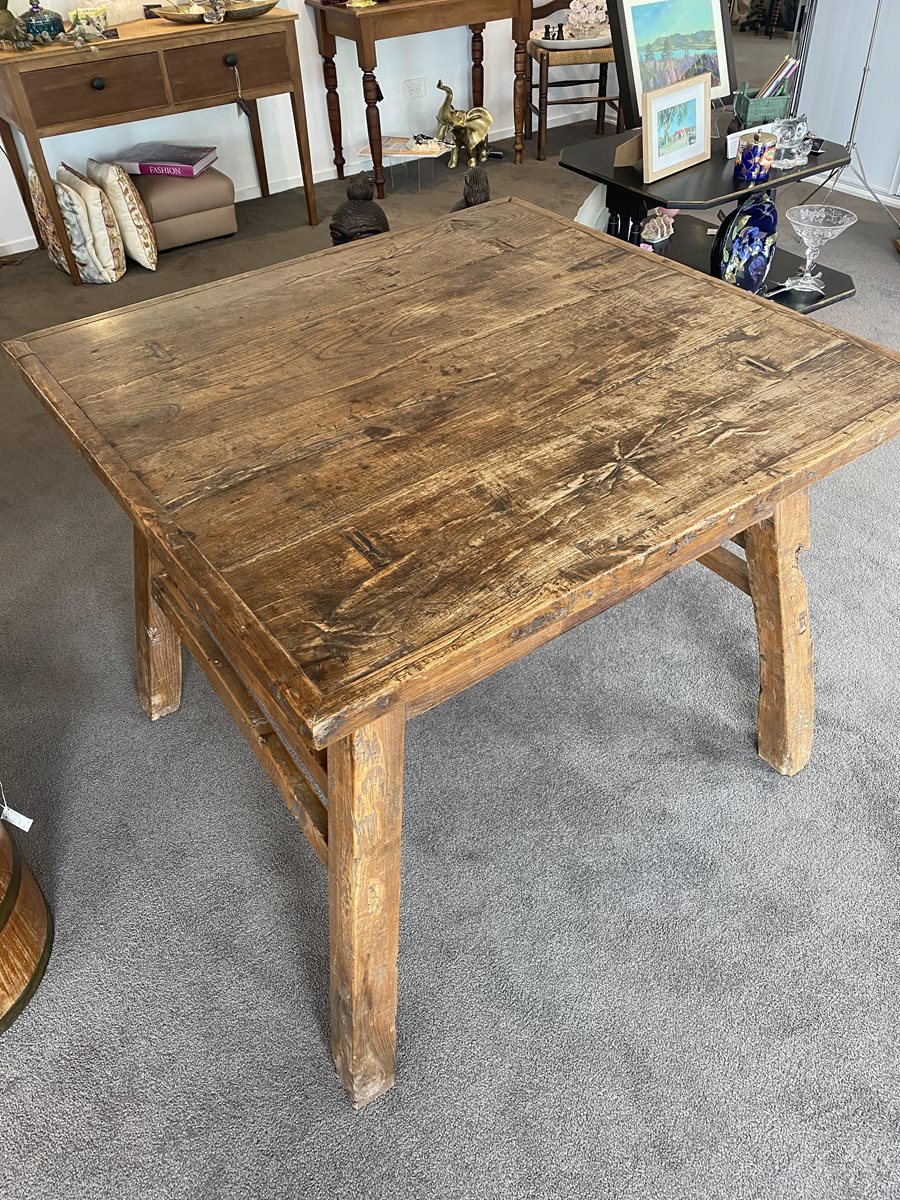 Provincial Chinese Elm Table