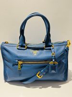 Prada Vitello Daino Bauletto Leather Handbag BL0805