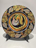 Rosenthal Studio Line “Years of the Rooster” Collector Plate by Bjørn Wiinblad, 1981