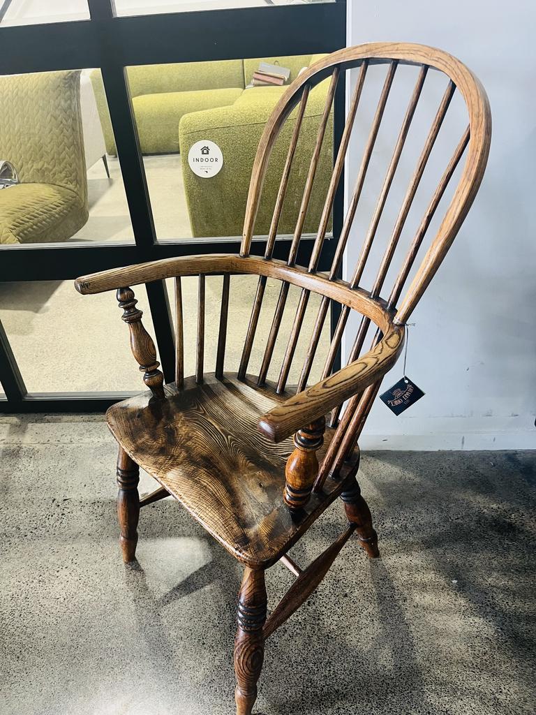 George 3 Elm Highback Windsor Chair