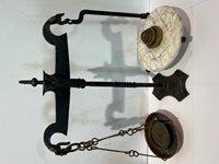 Antique Cast Iron Grocers Shop Scales