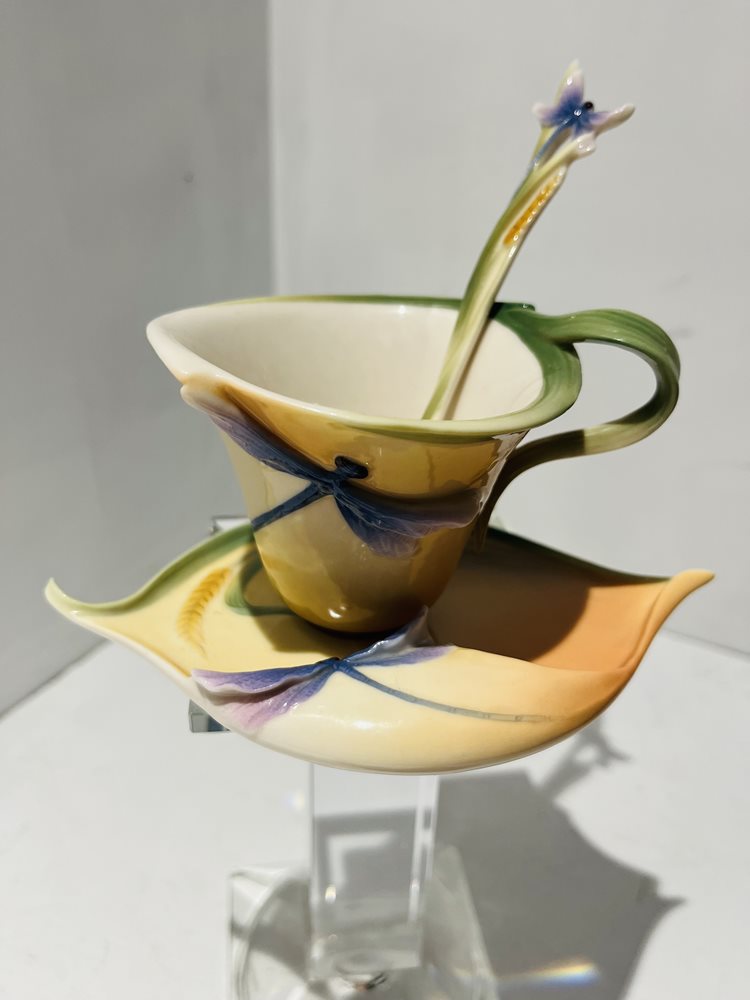 FRANZ porcelain Dragonfly trio