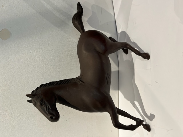 Antique Bronze Horse Sculpture