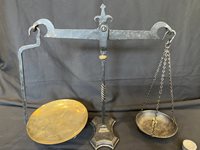 Antique Cast Iron Sweet Shop Scales