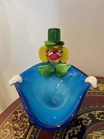 Murano Glass Clown Bowl