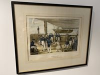 Hand coloured Lithograph Voyage of l'Astrolabe