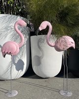 Pair of 1950's Garden Flamingos