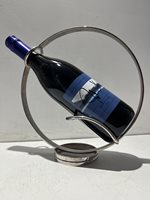 Christofle Vertigo Silver-Plated Wine Bottle Server  Holder by Andrée Putman