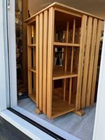 Revolving Kauri Bookcase
