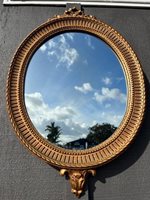 Gold gilt Oval Mirror
