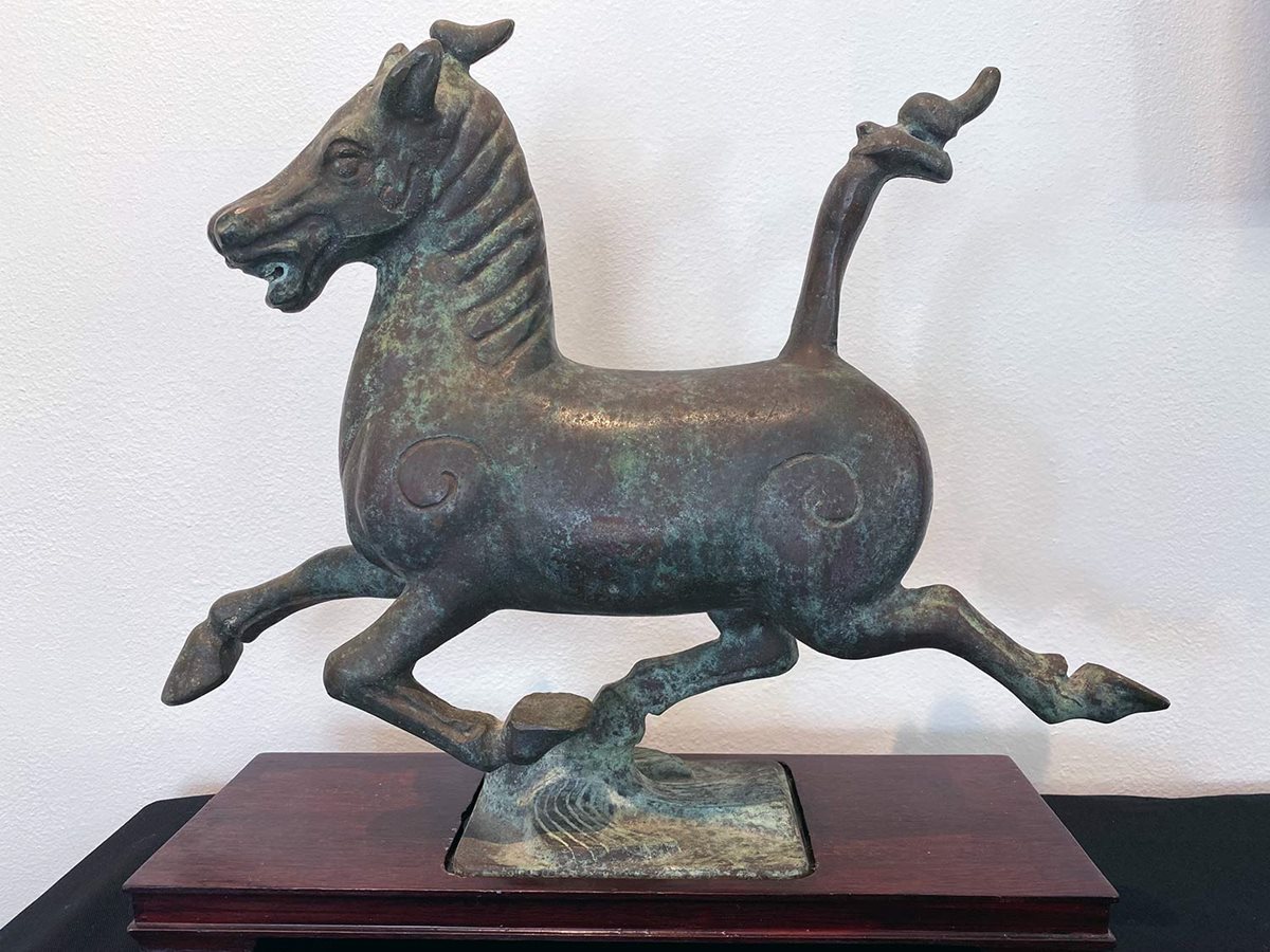 Bronze Running Horse