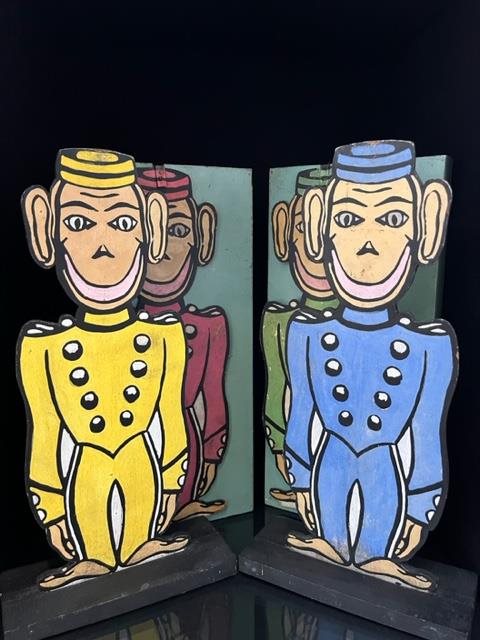 Vintage Wooden Monkey Magic Trick
