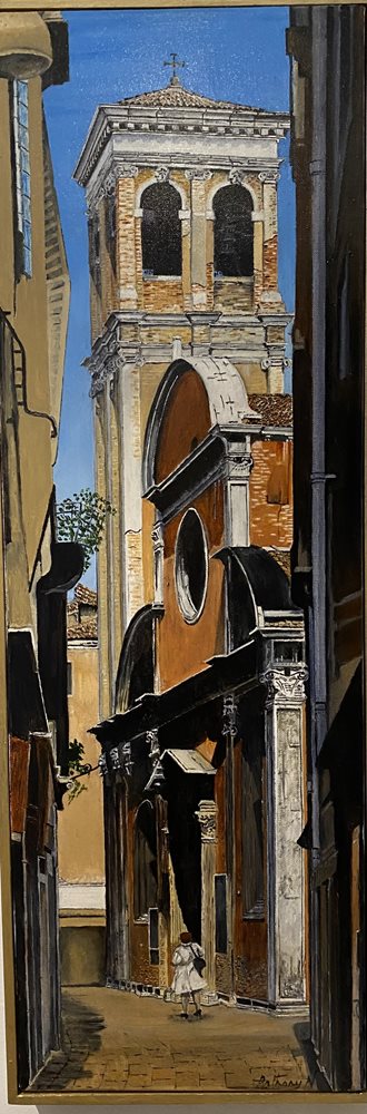 Oil of Giovanni Crisostomo, Venice, by Anthony Norrington