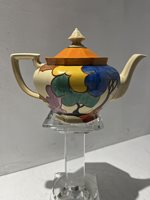 Clarice Cliff ‘Blue Autumn’ Athens Teapot, c.1930–32