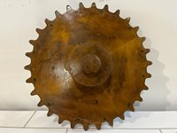 Large handcrafted wooden cog, (pattern)