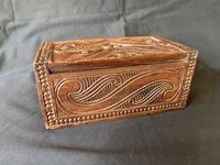 Maori Carved Wooden Box